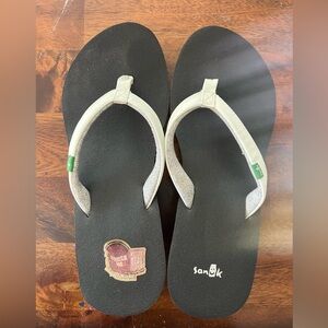 Sanuk yoga mat wedge thongs 9